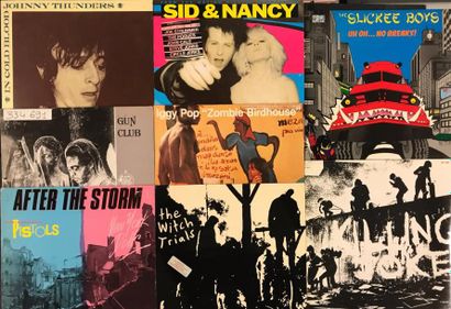 null PUNK ROCK - Lot de 8 disques de punk rock. 

Set of 8 LP's of punk rock music.

VG+...