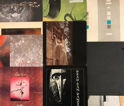 null NEW WAVE / INDIES - Lot de 8 disques 33T dont label 4 AD, Dead can dance, Colourbox,...