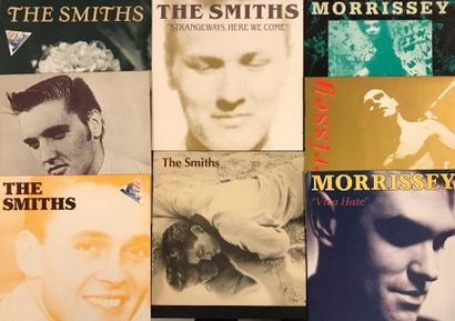 null NEW WAVE / INDIES - Lot de 8 disques 33T des Smiths / Morrisey (dont 2 albums...