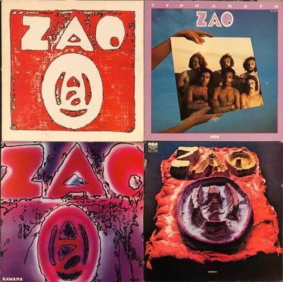 null POP ROCK - Lot de 4 disques 33T de Zao, ex Magma (originaux sauf le premier...