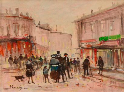 null Michel LENSKY (Né en 1953)

"Boulevard parisien"

Huile sur toile enduite, signée...
