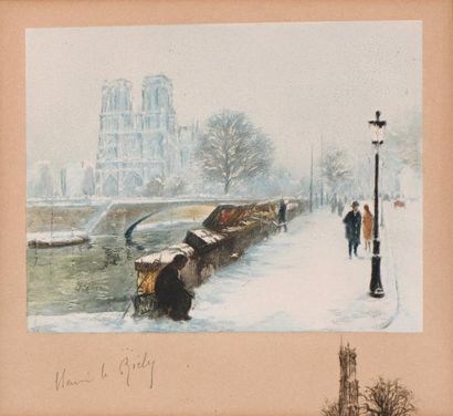 null Henri LE RICHE (1868-1944)

"Les quais de la Seine"

Suite de quatre aquatintes,...