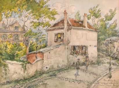 null Georges TIRET-BOGNET (1855-1935)

"La maison d'Hector Berlioz, rue Saint Vincent"

Encre...