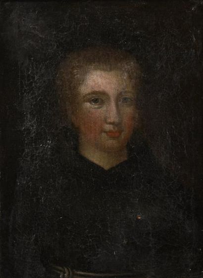 null Ecole française, vers 1700

"Portrait de jeune femme aux yeux gris bleus en...