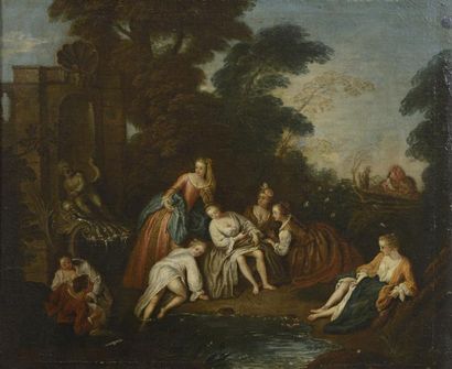 null Ecole de PATER Jean–Baptiste (Valenciennes 1695 – Paris 1736)

"Baigneuses dans...