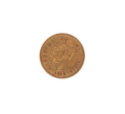 null Pièce de 20 Lires or, 1882. Poids: 6,42g