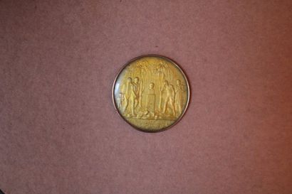 null Médaille en composition doré "Le tombeau de l'Empereur

XIXe siècle

Diam.:...