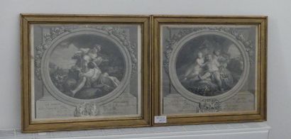 null Ecole du XVIIIe siècle

"La Gayeté de silene (sic)" et "Le poëte Anacréon"

Deux...
