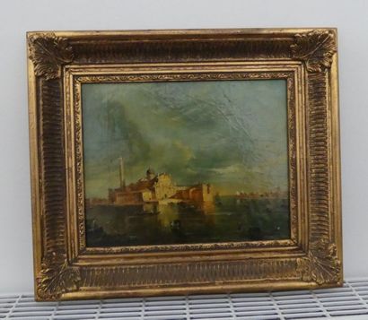 null E. GUILLEUX

"Vue de Venise"

Huile sur panneau

19 x 24 cm
