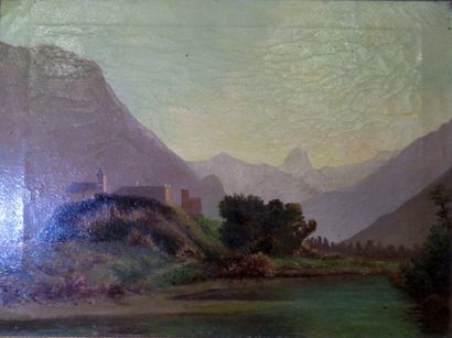 null Ecole Française du XIXe siècle

"Château sur un lac"

Huile sur toile

49 x...