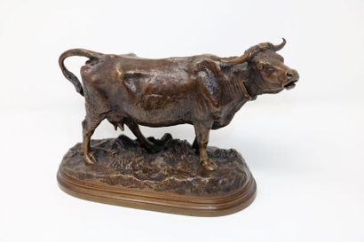 null Isidore BONHEUR (1827-1901)

"Vache beuglant"

Belle épreuve en bronze à patine...