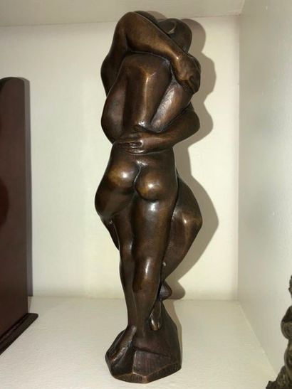 null Bronze « Couple enlacé » signé LARA daté 84 n°85/100

22 cm