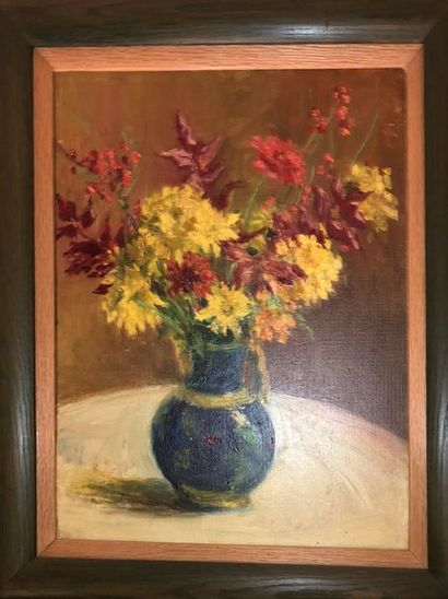 null Ecole moderne

"Vase de fleurs" 

Huile sur toile

41 x 34 cm