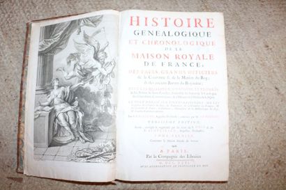 null Histoire généalogique et chronologique de la maison royale de France, des pairs,...