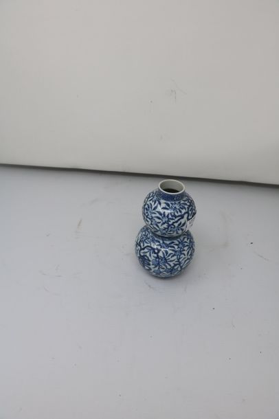 null Petit vase double gourde en porcelaine à décor en bleu

Marque

Chine, moderne

13,5...