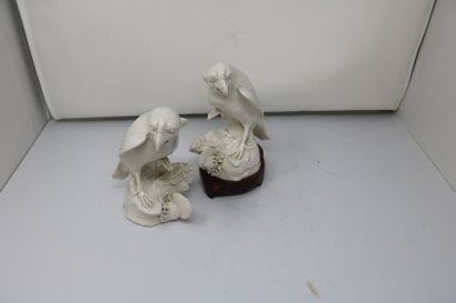 null Deux perroquets en porcelaine blanche

Chine

19 cm