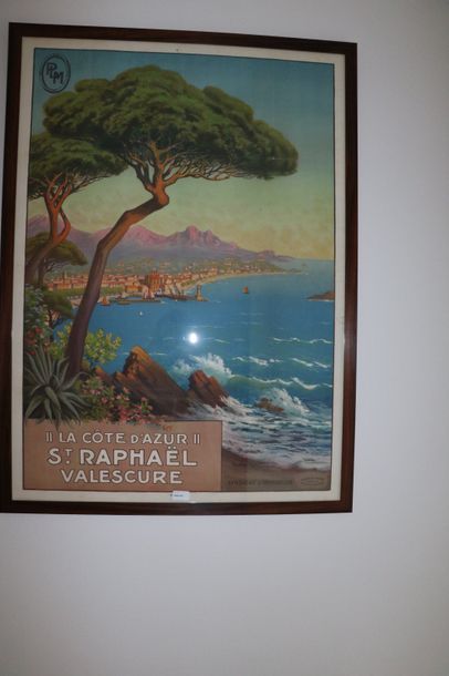 null Affiche « La Côte d’Azur St Raphaël Valescure

Par Morel de Tangry						

106...