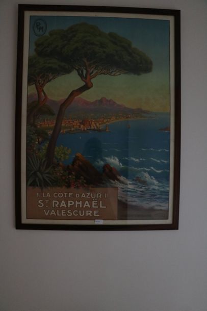 null Affiche « La Côte d’Azur St Raphaël Valescure

Par Morel de Tangry						

106...