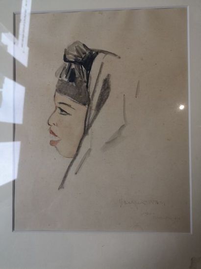 null Jacques NAM

Tête de femme

Aquarelle signée et datée 1921

28 x 22 cm