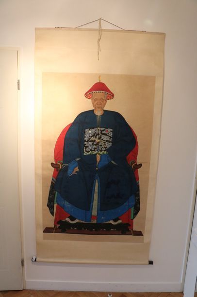 null Portrait d’homme et Portrait de femme

Chine, 

135 x 85 cm