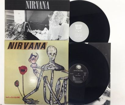 ALTERNATIVE ROCK/ GRUNGE Lot de 5 disques 33T de Nirvana, alternative garage rock...