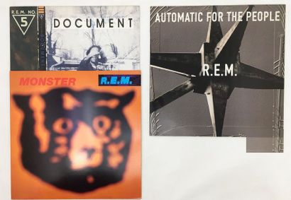 ALTERNATIVE ROCK Lot de 9 disques 33T de REM, rock us alternatif, avec une rare édition...