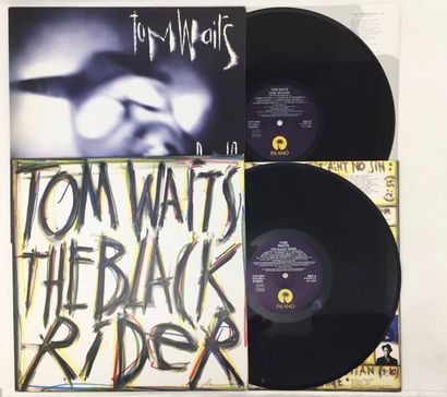POP ROCK Lot de 2 disques 33T de Tom Waits, editions rare en vinyles. The Black Rider,...