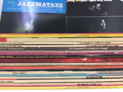 ACID JAZZ Lot de 20 disques 33T d'acid jazz. Set of 20 Lps of acid jazz.

VG+/ NM...