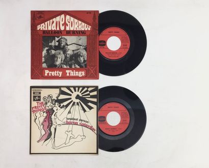 POP ROCK Lot de 2x 7“ des Pretty Things. Set of 2x 7“ of the Pretty Things.

EX/...