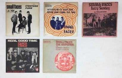 POP ROCK Lot de 5x 7“ des Small Faces, Faces. Set of 5x 7“ of the Small Faces, Faces.

EX/...