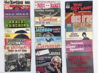POP ROCK Lot de 20x Eps de divers des années 1960. Set of 20x Eps of 60's various...