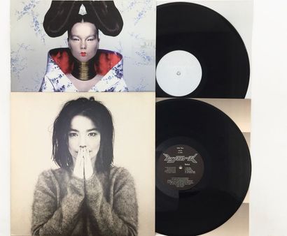 ALTERNATIVE ELECTRO POP Lot de 3 disques 33T de Bjork, electronic pop Islandais Debut,...