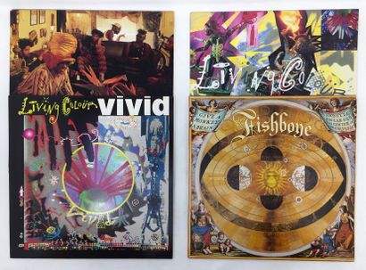 ALTERNATIVE ROCK Lot de 4 disques 33T de Fishbone/ Living Color. US fusion. Set of...