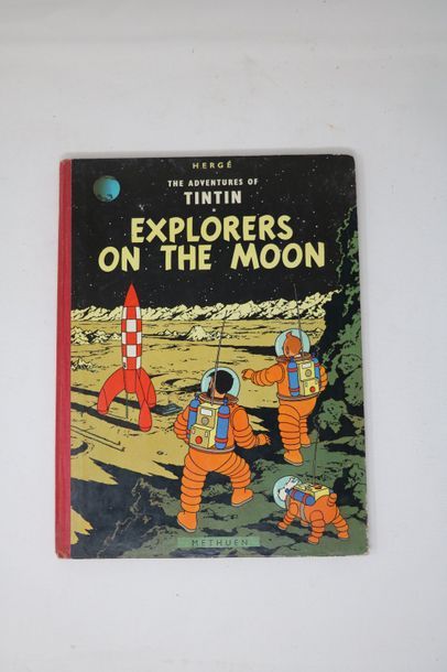 null HERGE -Tintin: album "Explorers on the moon", Methusen & Co, 1959, n° 6055/U...