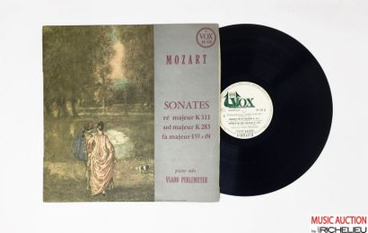 null Lot de 1x LP de Vlado Perlemuter, piano. Mozart: sonates en ré majeur K311,...