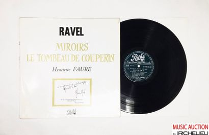 null Lot de 1x LP d'Henriette Faure, piano. Ravel : miroirs le tombeau de Couperin....