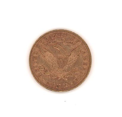 null Pièce de 10 dollars or type "Liberty", 1894 (frottée, usée)
Poids: 16,72 g