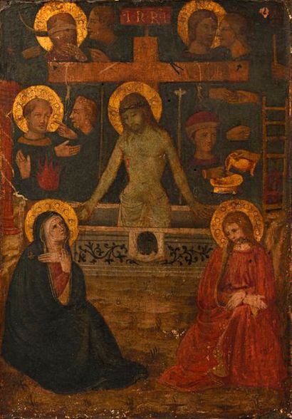 null ECOLE TOSCANE de la seconde moitié du XVe siècle

"Le Christ de Pitié"

Il est...