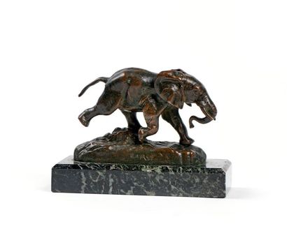 null Antoine-Louis BARYE (1795-1875)

"Eléphant du Sénégal"

Epreuve ancienne en...