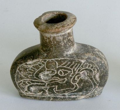 null Amerique centrale, époque Maya, début de la période classique Petit vase à panse...