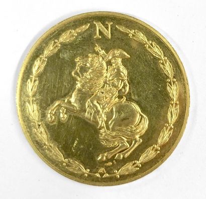 null MEDAILLE en or jaune Bicentenaire de Napoléon Bonaparte 1769-1969. Poids 16,76...