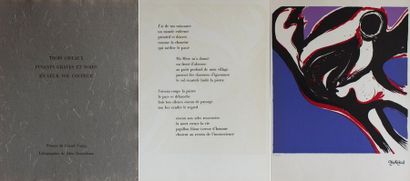 null Gérard VOISIN (1934)-John CHRISTOFOROU (1921-2014) Trois oiseaux fusants graves...