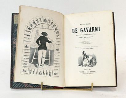 null [GAVARNI]. GONCOURT (Edmond & Jules de). Gavarni. L’homme et l’œuvre. Préface...