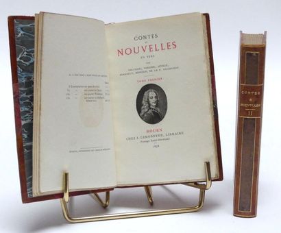 null [VOLTAIRE]. Contes et nouvelles en vers, par Voltaire, Vergier, Sénecé, Perrault,...