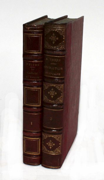 null THIERS Adolphe, Histoire du Consulat et de l'Empire. Paris, Paulin, 1845-62....