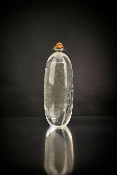 Experimental bottle in pressed moulded blown...