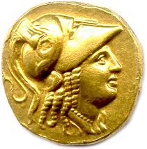 null ROYAUME DE MACEDOINE ALEXANDRE III LE GRAND 336-323 Statère d'or frappé à Sidon...