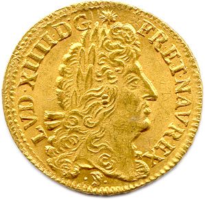 null LOUIS XIV 1643-1715 Louis d'or à l'écu 1691 D = Lyon. (6,71 g) Gad 245/R Réformation....