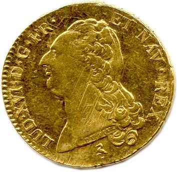 null LOUIS XVI 1774-193 Double-louis d'or au buste nu 1786 A = Paris. (15,31 g) Stries...