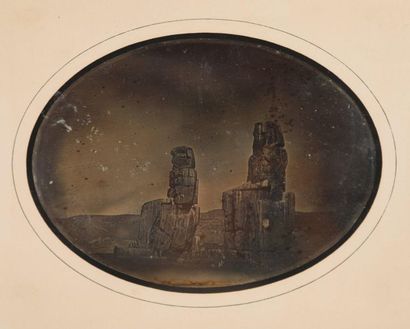 [DAGUERREOTYPE - EGYPT]. The Colossians of...
